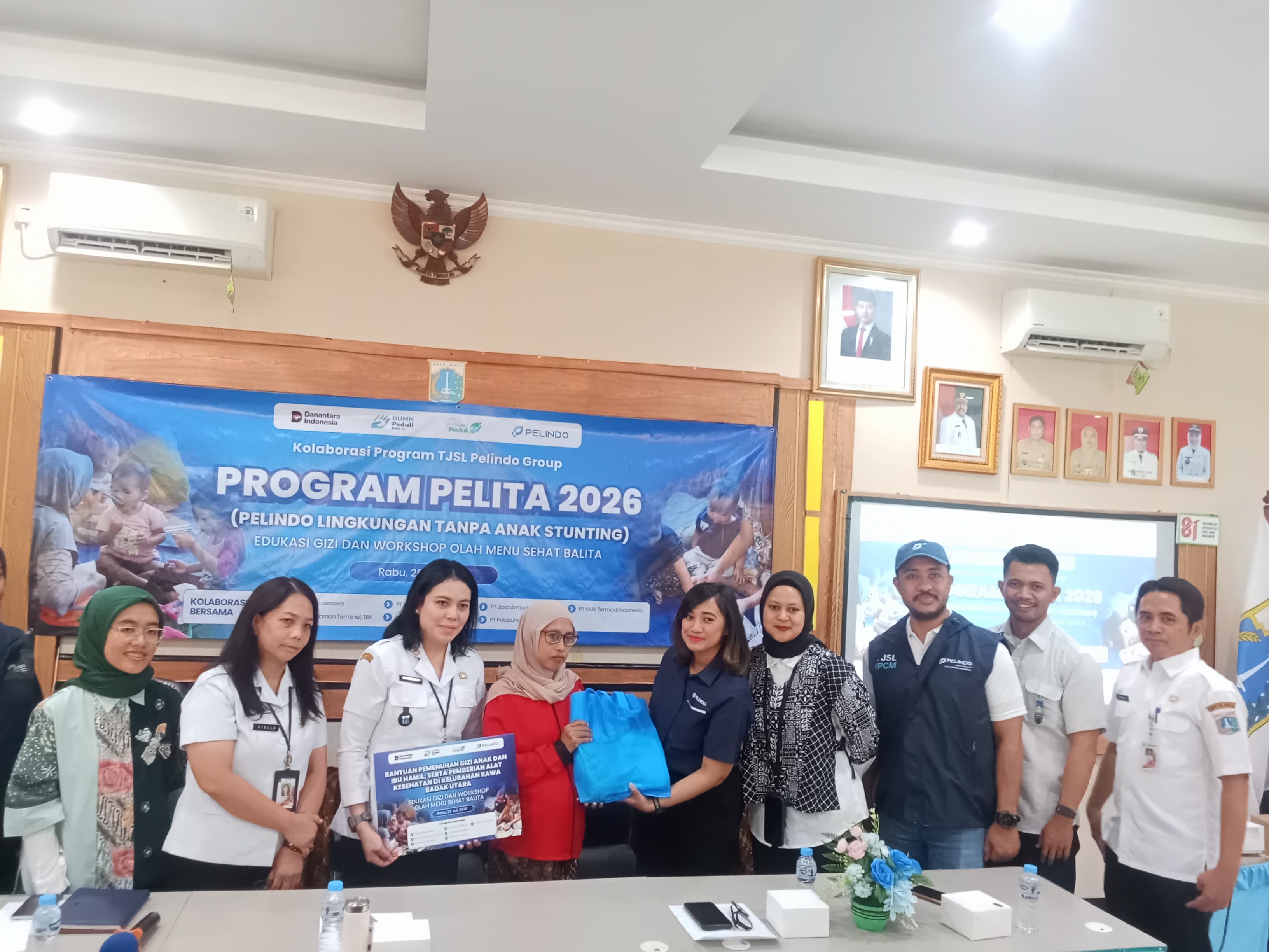 Pelindo Tanjung Priok Luncurkan Program Pelita, Cegah Stunting Sejak Dini di Kelurahan Rawa Badak Utara